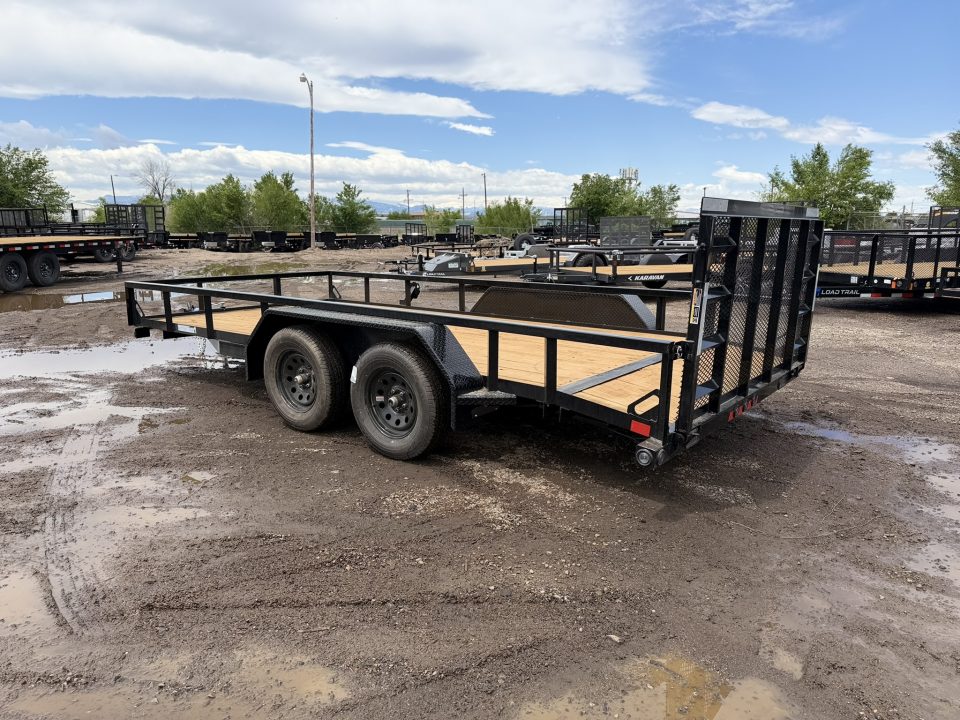 New 2026 Load Trail 7-16 Tandem Axle Ramp Gate Utility 7K GVWR