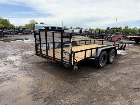 New 2026 Load Trail 7-16 Tandem Axle Ramp Gate Utility 7K GVWR