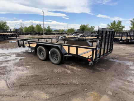 New 2026 Load Trail 7-16 Tandem Axle Ramp Gate Utility 7K GVWR