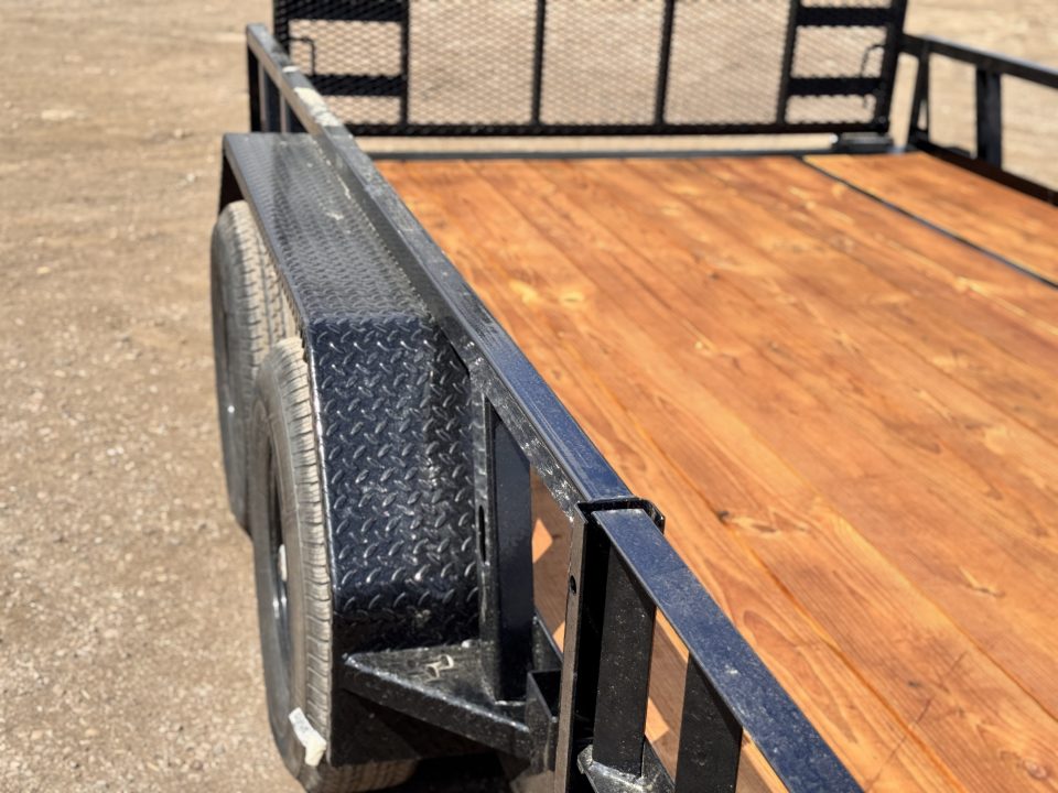 New 2026 Load Trail 7-16 Heavy Duty Tandem Axle Ramp Gate Utility W/ ATV Ramps 10K GVWR