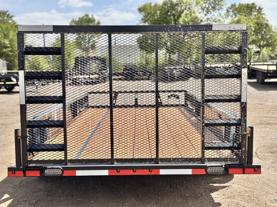 New 2026 Load Trail 7-16 Heavy Duty Tandem Axle Ramp Gate Utility W/ ATV Ramps 10K GVWR