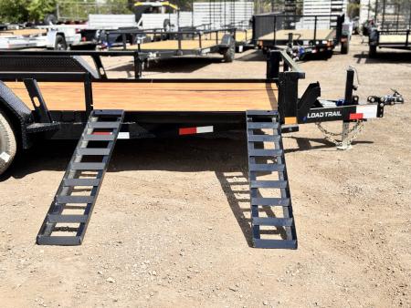 New 2026 Load Trail 7-16 Heavy Duty Tandem Axle Ramp Gate Utility W/ ATV Ramps 10K GVWR