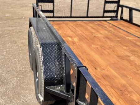 New 2026 Load Trail 7-16 Heavy Duty Tandem Axle Ramp Gate Utility W/ ATV Ramps 10K GVWR