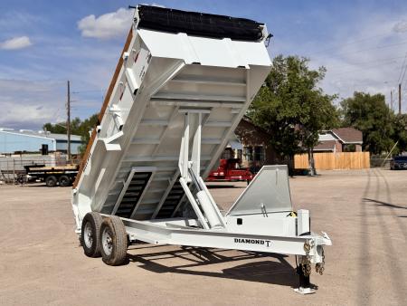 New 2026 Diamond T 7-14 Dump W/ 7 Gauge Floor/Wall 7K Axles
