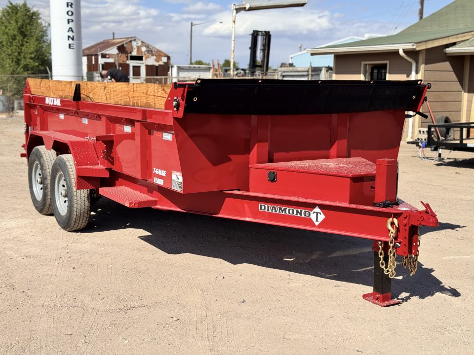 New 2026 Diamond T 7-14 Dump W/ 7 Gauge Floor/Wall 7K Axles