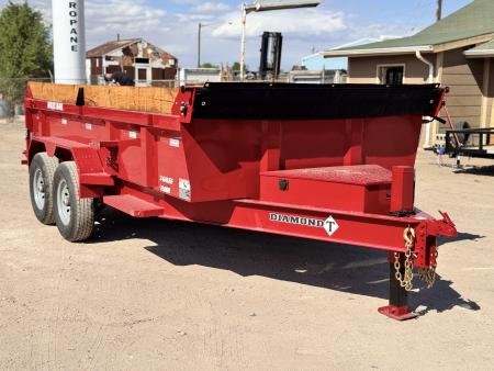 New 2026 Diamond T 7-14 Dump W/ 7 Gauge Floor/Wall 7K Axles