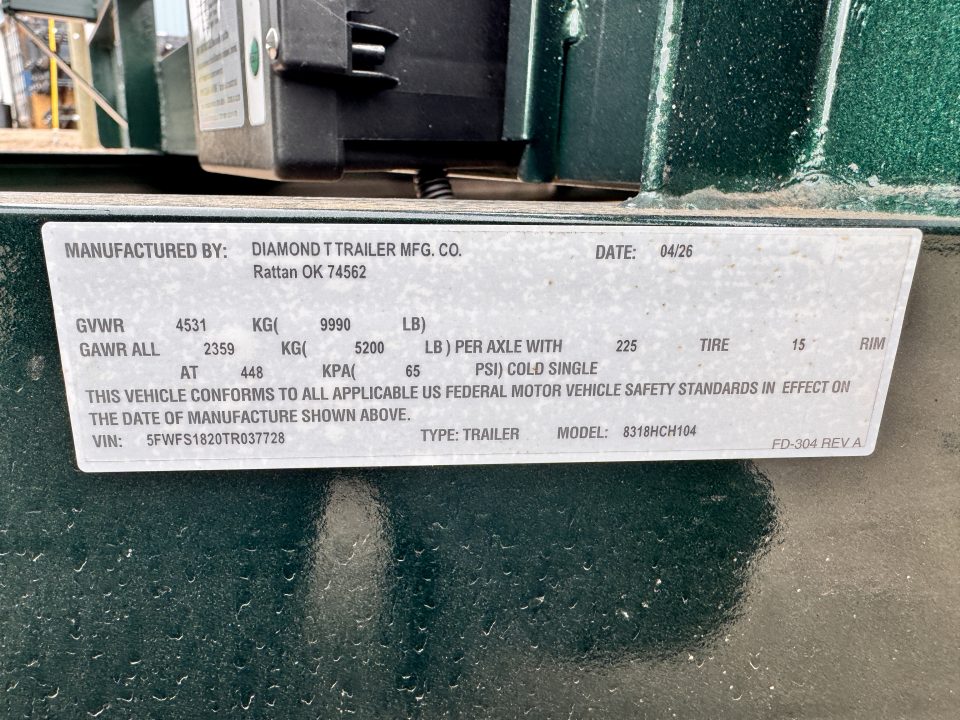 New 2026 Diamond T 7-18 Heavy Duty Car Hauler 10K GVWR
