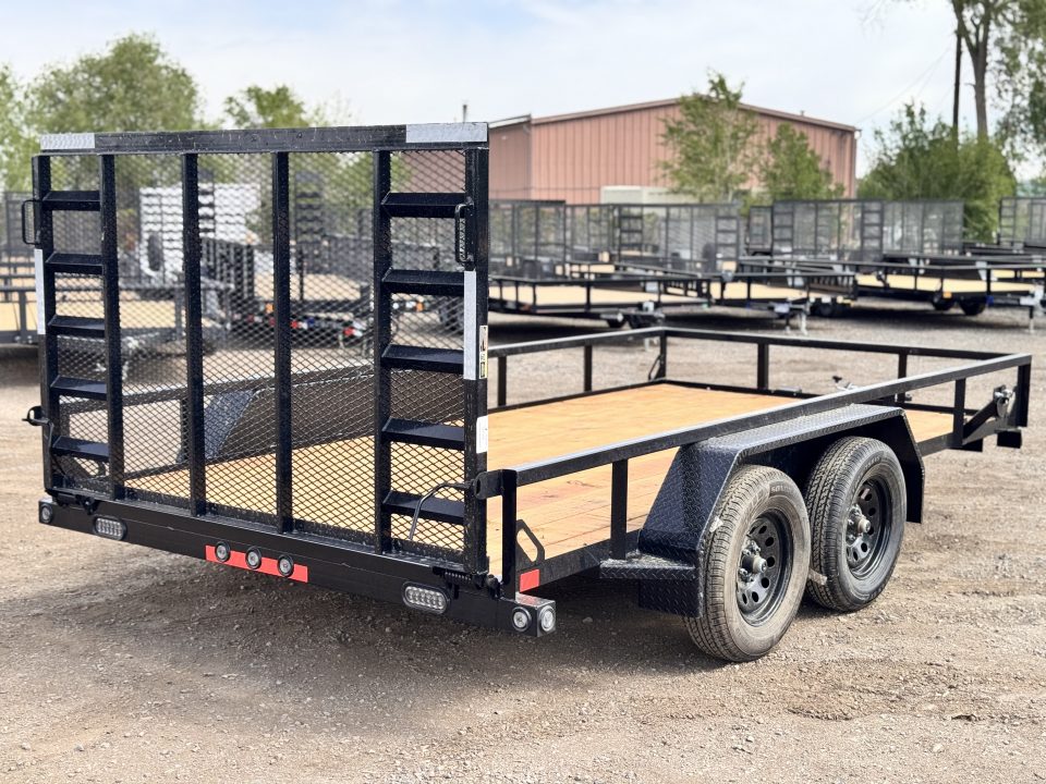 New 2026 Load Trail 7-14 Tandem Axle Ramp Gate Utility 7K GVWR