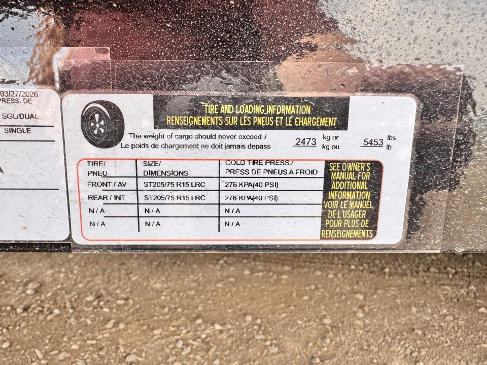 New 2026 Load Trail 7-14 Tandem Axle Ramp Gate Utility 7K GVWR