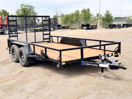 New 2026 Load Trail 7-14 Tandem Axle Ramp Gate Utility 7K GVWR