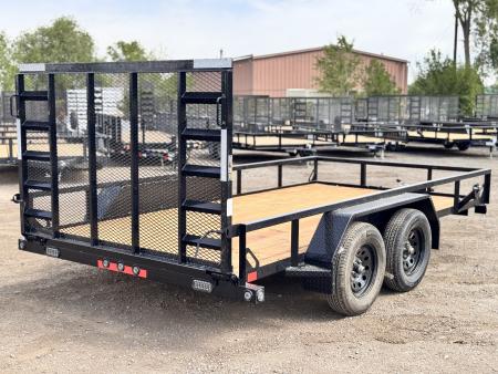 New 2026 Load Trail 7-14 Tandem Axle Ramp Gate Utility 7K GVWR