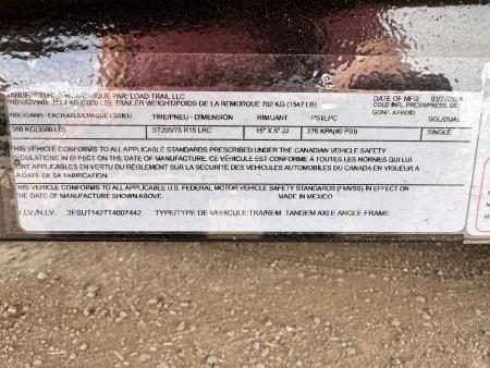 New 2026 Load Trail 7-14 Tandem Axle Ramp Gate Utility 7K GVWR