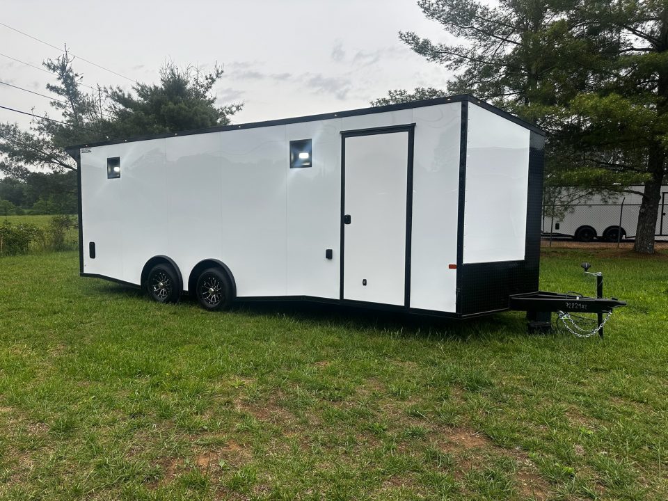 New 2026 Rock Solid Cargo 8.5x24 7'6" Interior-Race Trailer- Finished Interior- 5200lb Torsion Axle