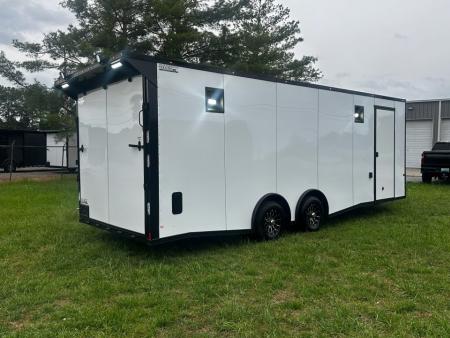 New 2026 Rock Solid Cargo 8.5x24 7'6" Interior-Race Trailer- Finished Interior- 5200lb Torsion Axle