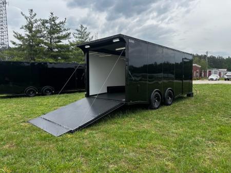 New 2026 LUXE 8.5X20 Race Trailer- Finished Interior-5200LB Torsion Axles-Blackout