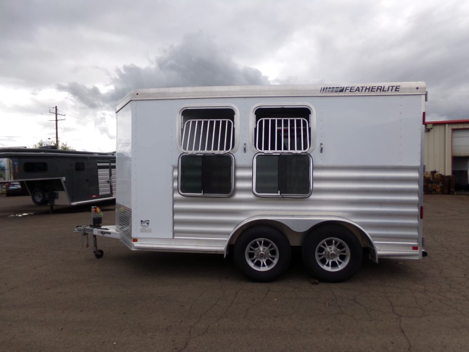 Used 2020 Featherlite Trailers 7441 2 Horse Bumper Pull Horse Trailer