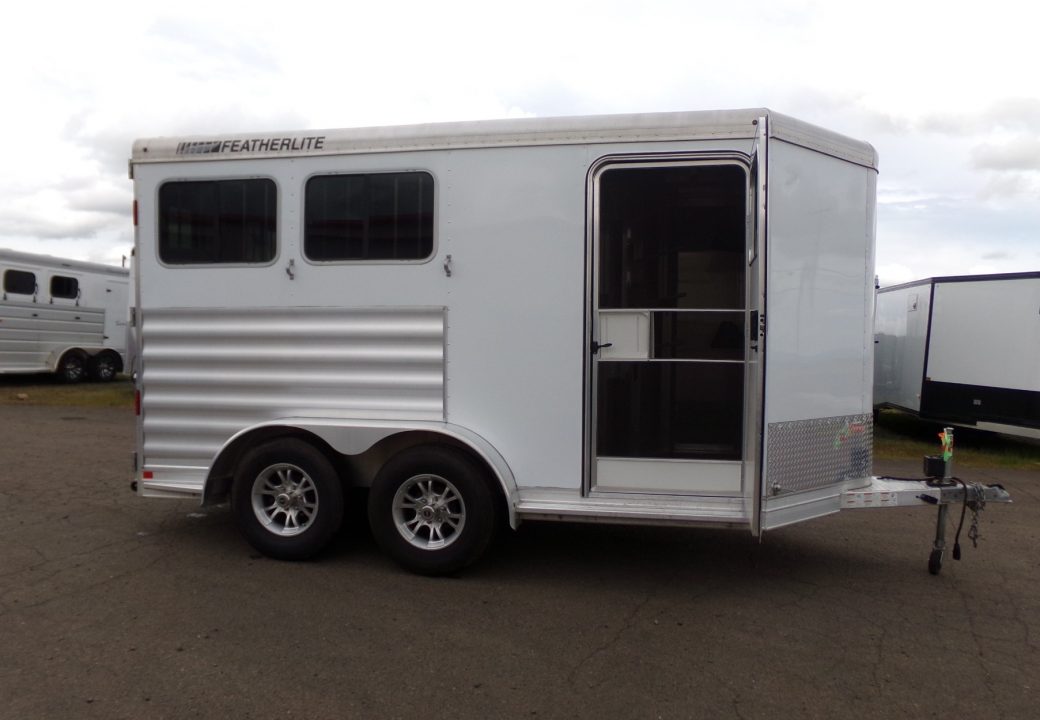 Used 2020 Featherlite Trailers 7441 2 Horse Bumper Pull Horse Trailer