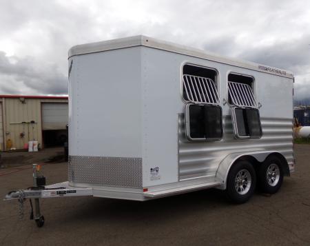 Used 2020 Featherlite Trailers 7441 2 Horse Bumper Pull Horse Trailer