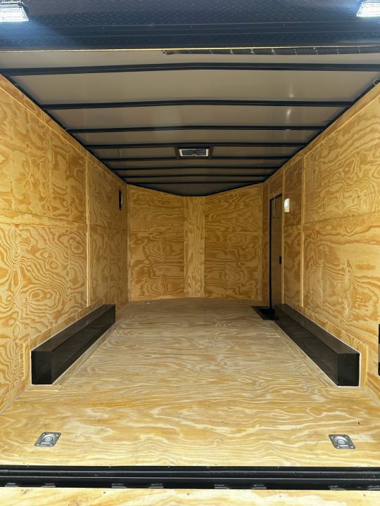 New 2026 Luxe 8.5x16 Car Hauler-SCRATCH & DENT SALE-5200LB Torsion Axle-Blackout