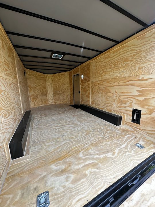 New 2026 Luxe 8.5x16 Car Hauler-SCRATCH & DENT SALE-5200LB Torsion Axle-Blackout