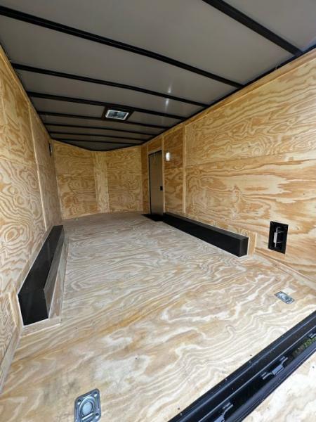 New 2026 Luxe 8.5x16 Car Hauler-SCRATCH & DENT SALE-5200LB Torsion Axle-Blackout