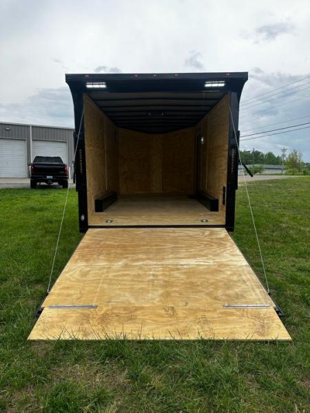 New 2026 Luxe 8.5x16 Car Hauler-SCRATCH & DENT SALE-5200LB Torsion Axle-Blackout