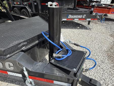 New 2026 Diamond C DET 210 Power Tilt 24’ Trailer, POP UP 12K WINCH, 23K GVWR, HYDRAULIC JACK