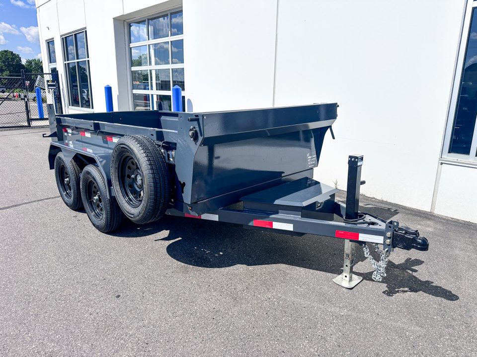 New DCB DELUXE 5X10 7K DUMP TRAILER - GRAY