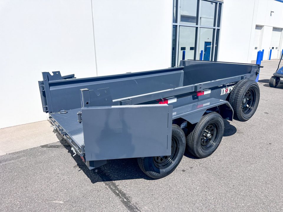 New DCB DELUXE 5X10 7K DUMP TRAILER - GRAY