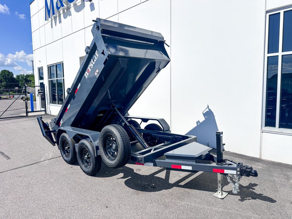 New DCB DELUXE 5X10 7K DUMP TRAILER - GRAY
