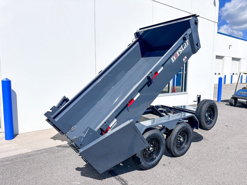 New DCB DELUXE 5X10 7K DUMP TRAILER - GRAY