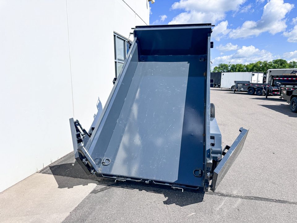 New DCB DELUXE 5X10 7K DUMP TRAILER - GRAY