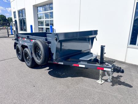 New DCB DELUXE 5X10 7K DUMP TRAILER - GRAY