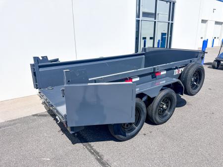 New DCB DELUXE 5X10 7K DUMP TRAILER - GRAY