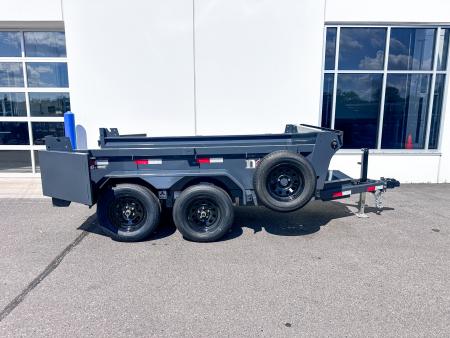 New DCB DELUXE 5X10 7K DUMP TRAILER - GRAY
