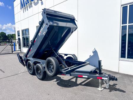 New DCB DELUXE 5X10 7K DUMP TRAILER - GRAY