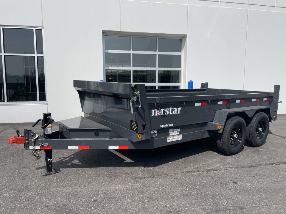 New DCB DELUXE 83X14 14K DUMP TRAILER - GRAY