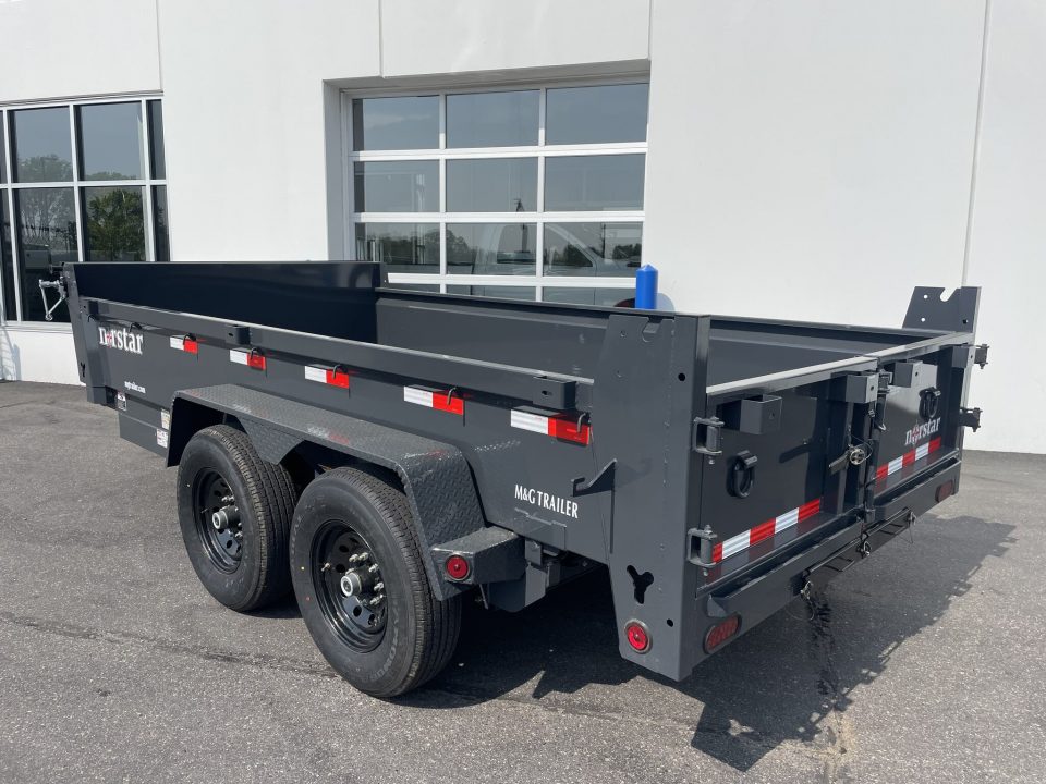 New DCB DELUXE 83X14 14K DUMP TRAILER - GRAY