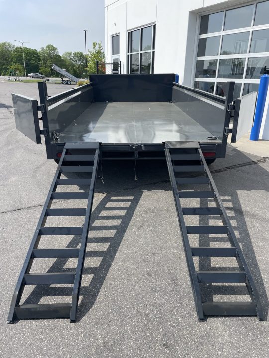 New DCB DELUXE 83X14 14K DUMP TRAILER - GRAY