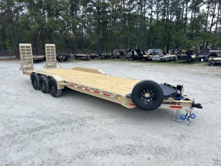 New 2026 Diamond C LPX307 Equipment Trailer, 82x24, Triple 7K Axles, #19,670 Payload