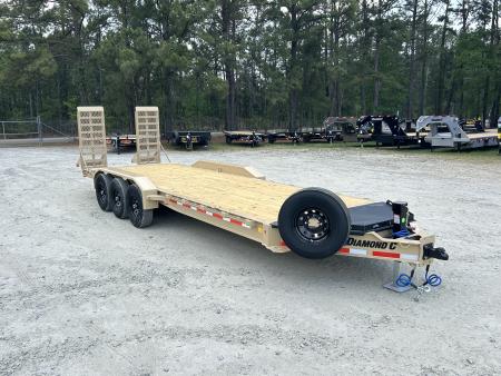 New 2026 Diamond C LPX307 Equipment Trailer, 82x24, Triple 7K Axles, #19,670 Payload