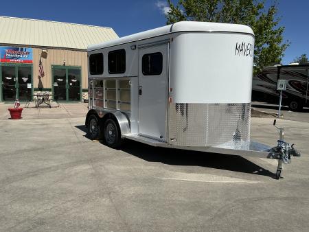 New 2026 Maverick 2 Place MAVLITE2H-7K DX Horse Trailer