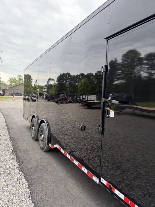 New 2026 Spartan 28' "Pro-Series" - BATHROOM Race Trailer, PolyCor, 7'4" Interior, 14K GVWR Torsion Spread Axles, A/C, Rubber Coin PKG
