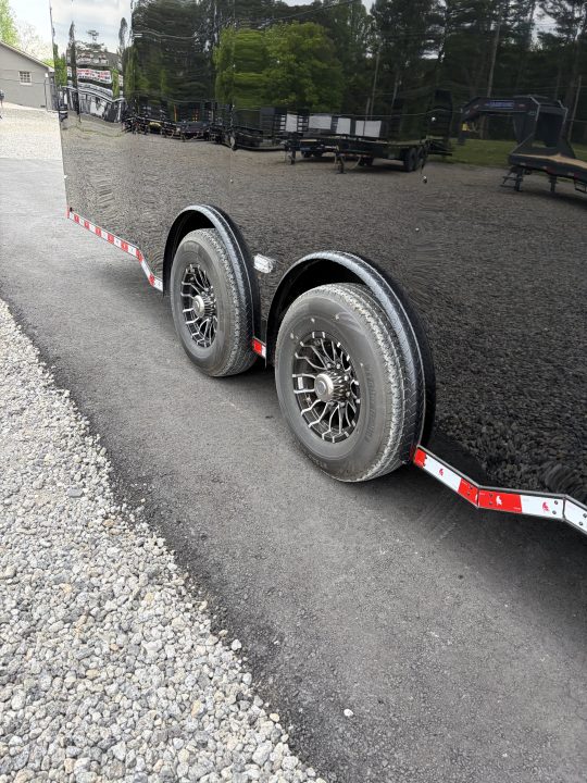 New 2026 Spartan 28' "Pro-Series" - BATHROOM Race Trailer, PolyCor, 7'4" Interior, 14K GVWR Torsion Spread Axles, A/C, Rubber Coin PKG