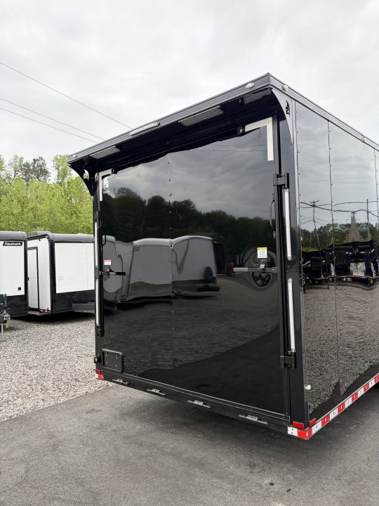 New 2026 Spartan 28' "Pro-Series" - BATHROOM Race Trailer, PolyCor, 7'4" Interior, 14K GVWR Torsion Spread Axles, A/C, Rubber Coin PKG
