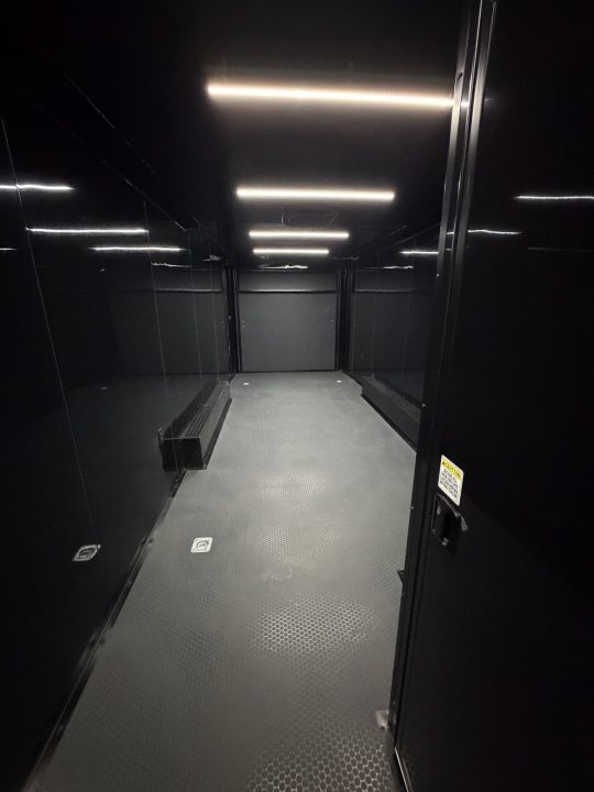 New 2026 Spartan 28' "Pro-Series" - BATHROOM Race Trailer, PolyCor, 7'4" Interior, 14K GVWR Torsion Spread Axles, A/C, Rubber Coin PKG