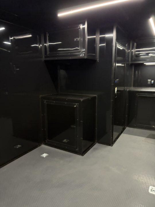 New 2026 Spartan 28' "Pro-Series" - BATHROOM Race Trailer, PolyCor, 7'4" Interior, 14K GVWR Torsion Spread Axles, A/C, Rubber Coin PKG