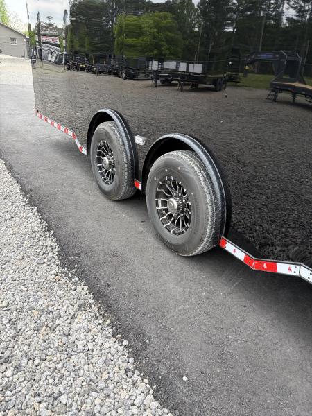 New 2026 Spartan 28' "Pro-Series" - BATHROOM Race Trailer, PolyCor, 7'4" Interior, 14K GVWR Torsion Spread Axles, A/C, Rubber Coin PKG