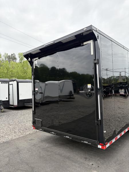 New 2026 Spartan 28' "Pro-Series" - BATHROOM Race Trailer, PolyCor, 7'4" Interior, 14K GVWR Torsion Spread Axles, A/C, Rubber Coin PKG