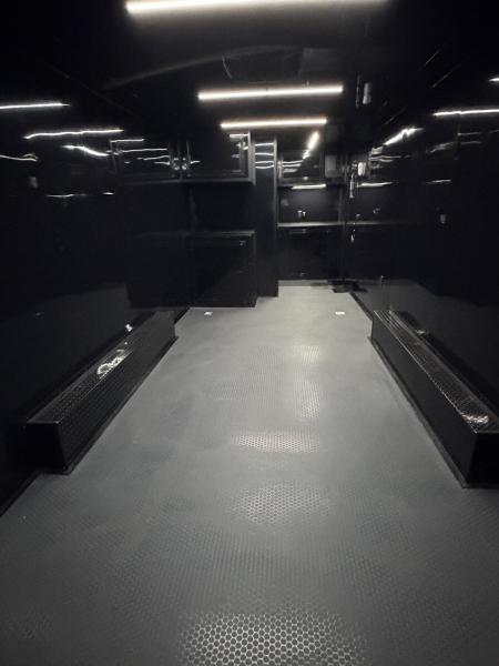 New 2026 Spartan 28' "Pro-Series" - BATHROOM Race Trailer, PolyCor, 7'4" Interior, 14K GVWR Torsion Spread Axles, A/C, Rubber Coin PKG